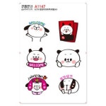 꾸밈인스스티커 댕댕이의하루 대형 43 A1147