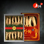 강화초지인삼 5년근 수삼 선물세트 1채 750g 20-25뿌리 강화초지인삼 종이박스선물포장 5년근 수삼 1채 7 1세트