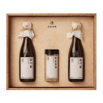 강동상회 참기름 300ml + 들기름 300ml + 볶음참깨 80g 선물세트