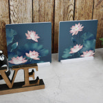 꾸밈 th141-스탠드액자2P 부귀의상징연꽃3