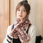 호피 베이직 퍼목도리 겨울 니트 쁘띠