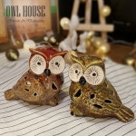 아울하우스 프렌즈부엉이 도자기 인형 장식품 인테리어 소품 집들이선물 포장요청