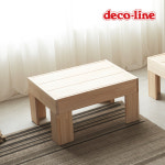 데코라인 데코라인 코넬 디어 마루형 소파 원목 스툴 DDR069