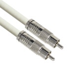 마하링크 마하링크 국산 고급형 RCA 화이트 5C 동축 케이블(MLZ-WCC)