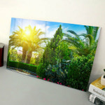 꾸밈 ia993-아크릴액자 햇살이비추는정원 대형