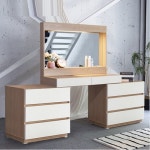 원마인드 보애니 800 화장대 + 800 서랍장 조명거울