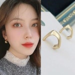 블링썸 매트 스퀘어 귀걸이