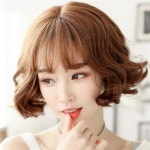 숏컷 웨이브 통가발 단발가발 여성가발 솔라787