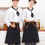 투톤 허리끈 허리형 모던 감성 에이프런 앞치마