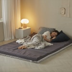 잠스쿨 떡실신 토퍼매트리스 접이식 침대 바닥 3단 수면매트 8cm