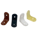 철물코리아 P 꺽쇠 플라스틱 가구 철물 보강 P꺽쇠 코너 P꺽쇠-중