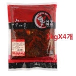 고들빼기지4kg 1kgx4 단지푸드
