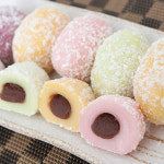 아침식사대용 맛있는 코코넛 팥떡 냉동떡 구워먹는떡