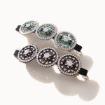 제이로렌 플라워 스와로브스키 헤어 자동핀 1H0483