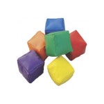 다우리 큐브 빈백 콩주머니 6개1세트 무게 30g