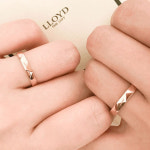 로이드 로이드 AK 택점 로이드 이니셜 반지 포에버 여성 커플링 LRW17073T