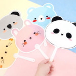 2YOUNG 투영디자인 애니멀 프랜즈 부채