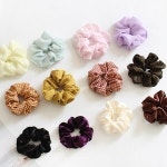 1 1증정 곱창머리끈 밴드 헤어 슈슈 스크런치 12종 벨벳블랙