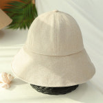 옷자락 남자 여자 여름 코튼 린넨 와이어 버킷햇 모자