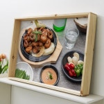 꾸밈 ce982-우드프레임액자 곱창막창좋아 대형