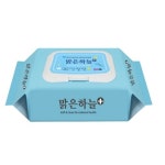 맑은하늘 플러스 물티슈 캡형 80매