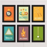 꾸밈 ct513-당구한게임 액자세트