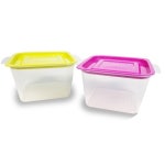 한솔 전자레인지 밀페용기 2P 냉동밥용기 전자렌지용덮개