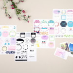 노란잠수함 YS 메세지데코스티커4p