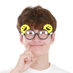 스마일안경 남자 스마일 안경 남자 뿔테 응원 장기자랑 소품