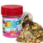 세화 비비드 포인원 비타플레이크 17g 열대어 사료