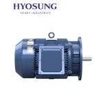 효성모터 20HP 15KW 2극 IE3 프리미엄효율 VT수직 380V TEF160M 220