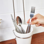 걸이형 도자기 수저통 L 1P 세트