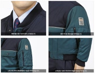 파브 겨울작업복 파브안전복 시보리자켓 패딩점퍼 보온 회사복 배달 건설 조선소 WM-J1704