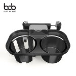 BOB bob 차량용 헤드레스트 거치 뒷좌석 다용도 컵홀더 트레이 스마트폰 거치대