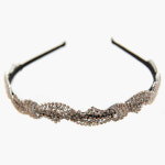 제이로렌 크리스탈 웨이브 헤어밴드 H0207