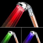 LED 음이온 황토볼 수압 샤워기 헤드