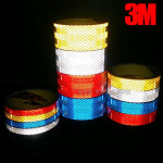 3M 3M 고휘도 반사테이프 프리즘 반사시트지 반사스티커 1개 20mmx2m 적색