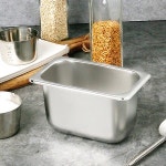 화영 스텐 바트 4와 9분의1 밧드 보관 용기 식당 업소용 주방용품 스텐통 반찬통