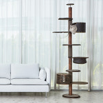 캣트럴파크 고양이 캣폴 캣타워 고양이집 고양이해먹 프리미엄캣폴 풀옵션 빈티지컬러