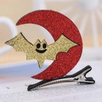 할로윈머리핀 황금박쥐 파티 머리핀 할로윈 집게핀