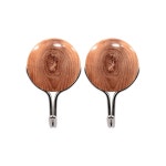 원형 우드행거 대 2P 글루부착고리 벽면고리