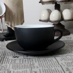 킴스아트 킴스아트 킴스아트 커피접시 2호 -블랙