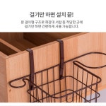 다다리빙 드라이기 거치대 고데기걸이 화장품정리대
