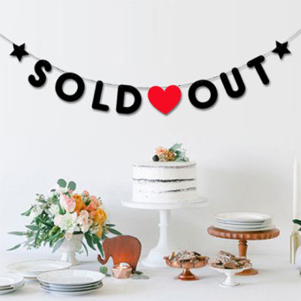 브라이덜샤워 SOLDOUT 솔드아웃 가랜드