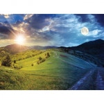 1000피스퍼즐 - 낮과 밤의 콜라주 PK1000-3177