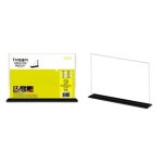 T자형 양면꽂이 A4 가로형 1P 스텐드꽂이 메뉴판