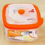 로이첸 PJ전자렌지용기 정사각 2P 렌지용기 렌지그릇