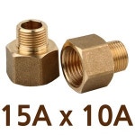 신주 이경 써비스 니플 15A x 8A 서비스니플 수도 파이프 연결