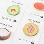 퀸페이지 데일리 점착 메모지 푸드 일러스트 포스트잇