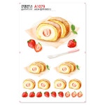 꾸밈 꾸밈인스스티커 딸기디저트12 A1079